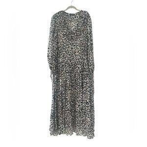 Ermanno Scervino Leopard Print Maxi Dress Size 44